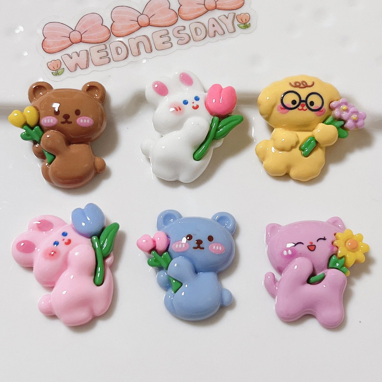 Cute Bear Rabbit Charm