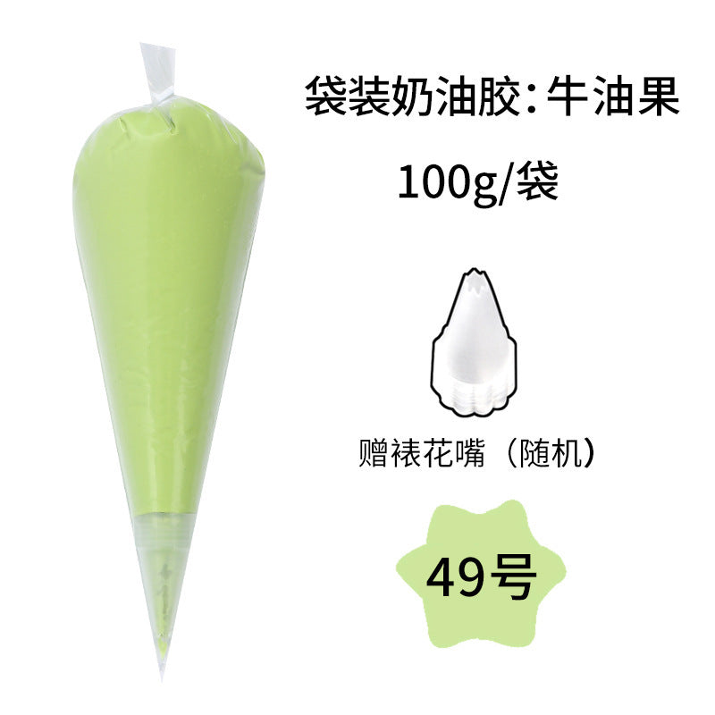 Simulation Cream Glue DIY Mobile Phone Case Hairpin Homemade Material Pack Resin Accessories