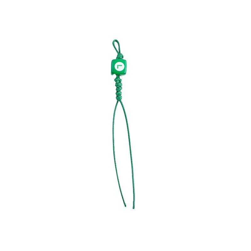 Retro Wax Cord Keychain Pendant Hand-woven