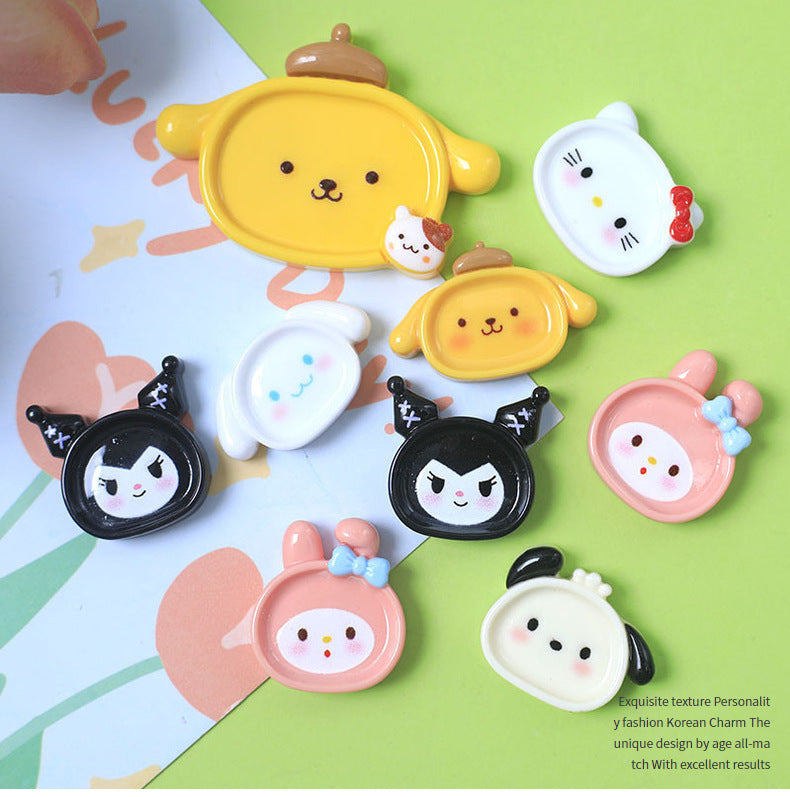 Cartoon Plate Small Series DIY Homemade Cream Glue Mobile Phone Case Material Pack