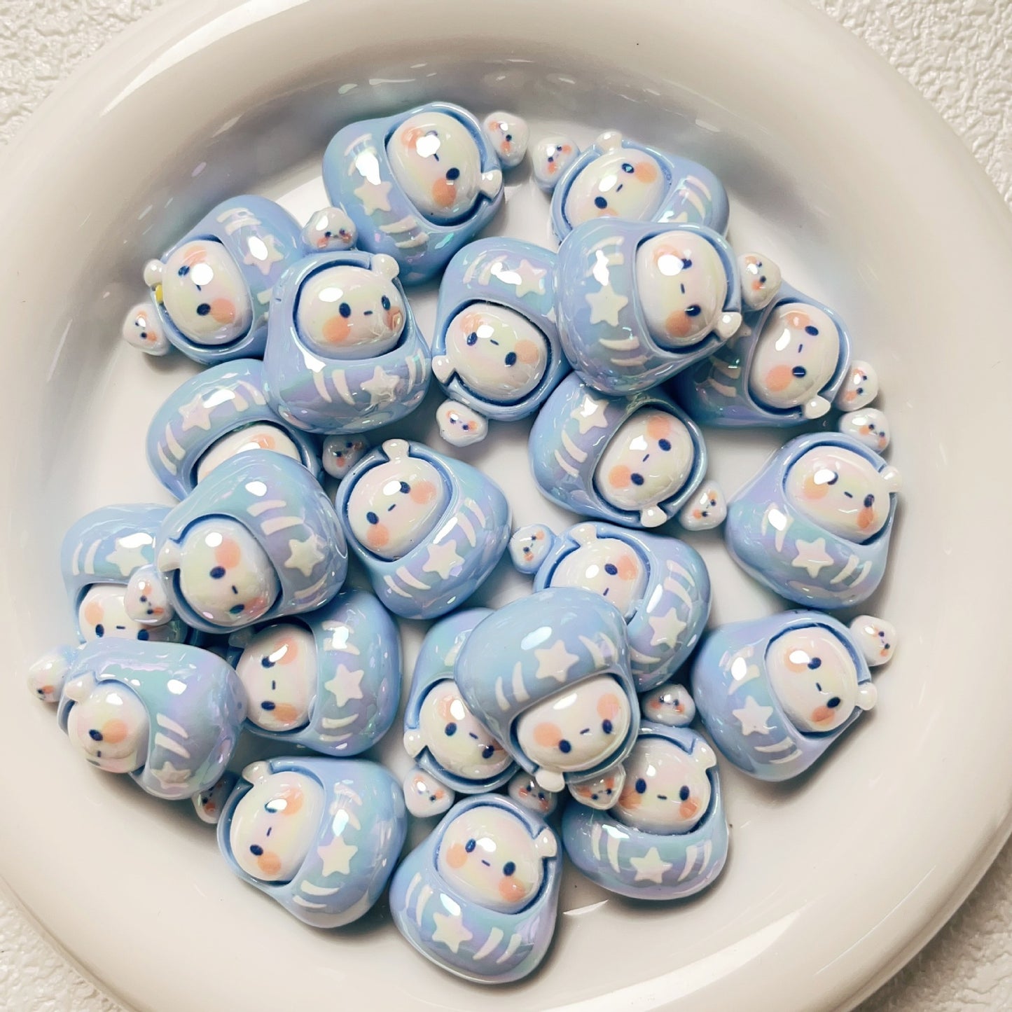 20pcs 3D cartoon cute bead string DIY