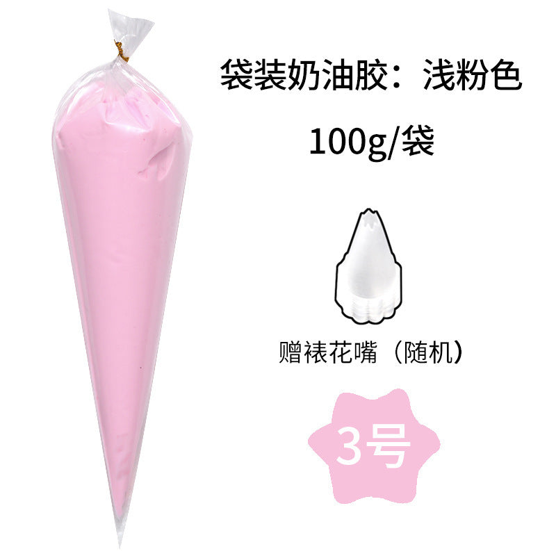 Simulation Cream Glue DIY Mobile Phone Case Hairpin Homemade Material Pack Resin Accessories