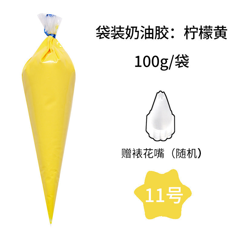 Simulation Cream Glue DIY Mobile Phone Case Hairpin Homemade Material Pack Resin Accessories