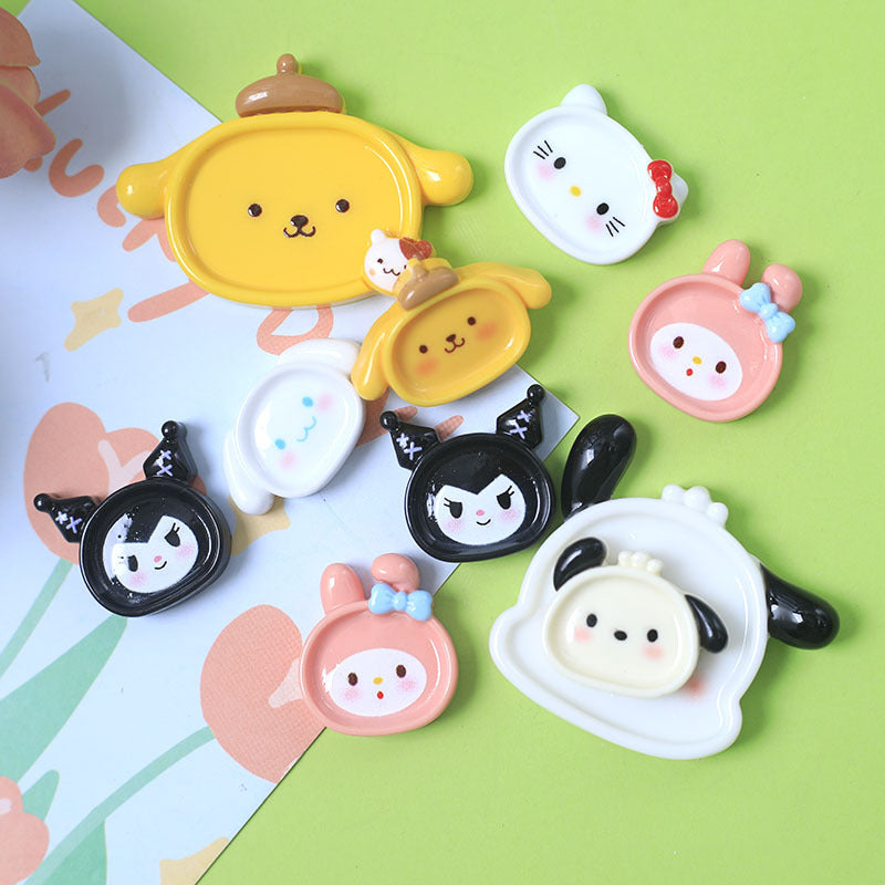 Cartoon Plate Small Series DIY Homemade Cream Glue Mobile Phone Case Material Pack
