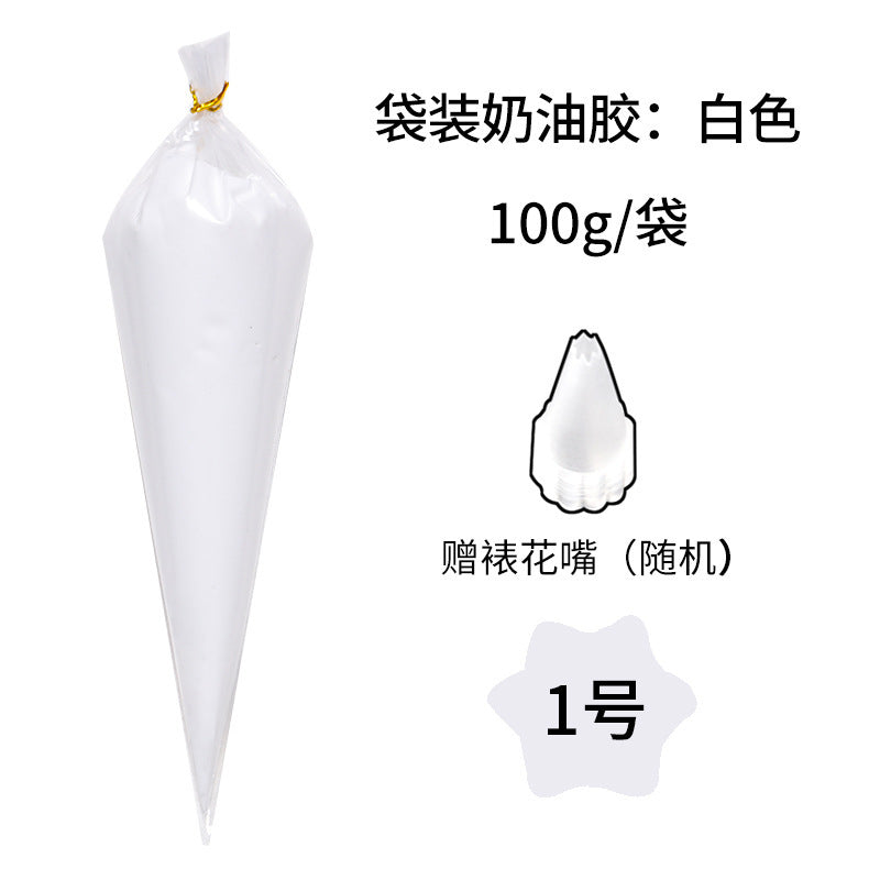Simulation Cream Glue DIY Mobile Phone Case Hairpin Homemade Material Pack Resin Accessories