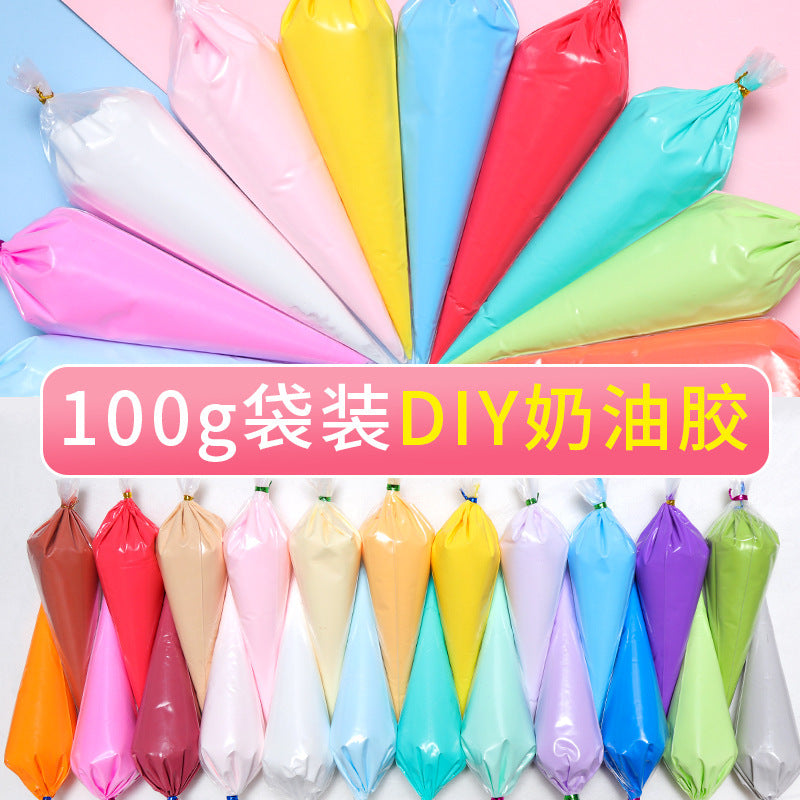 Simulation Cream Glue DIY Mobile Phone Case Hairpin Homemade Material Pack Resin Accessories