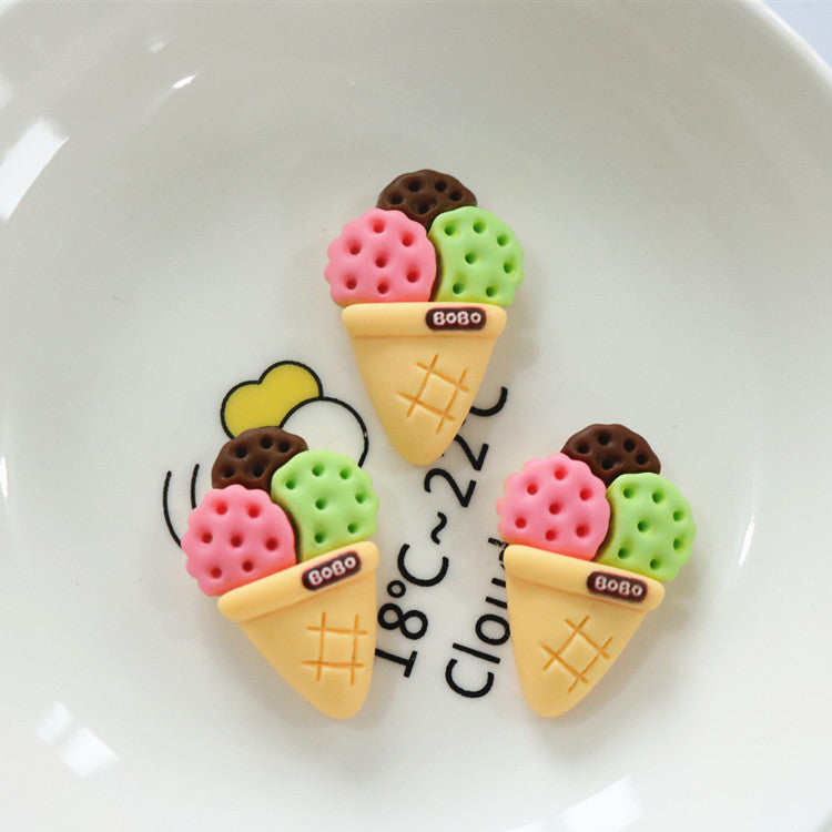 10 PCS Cartoon Resin Charms for DIY Crafts