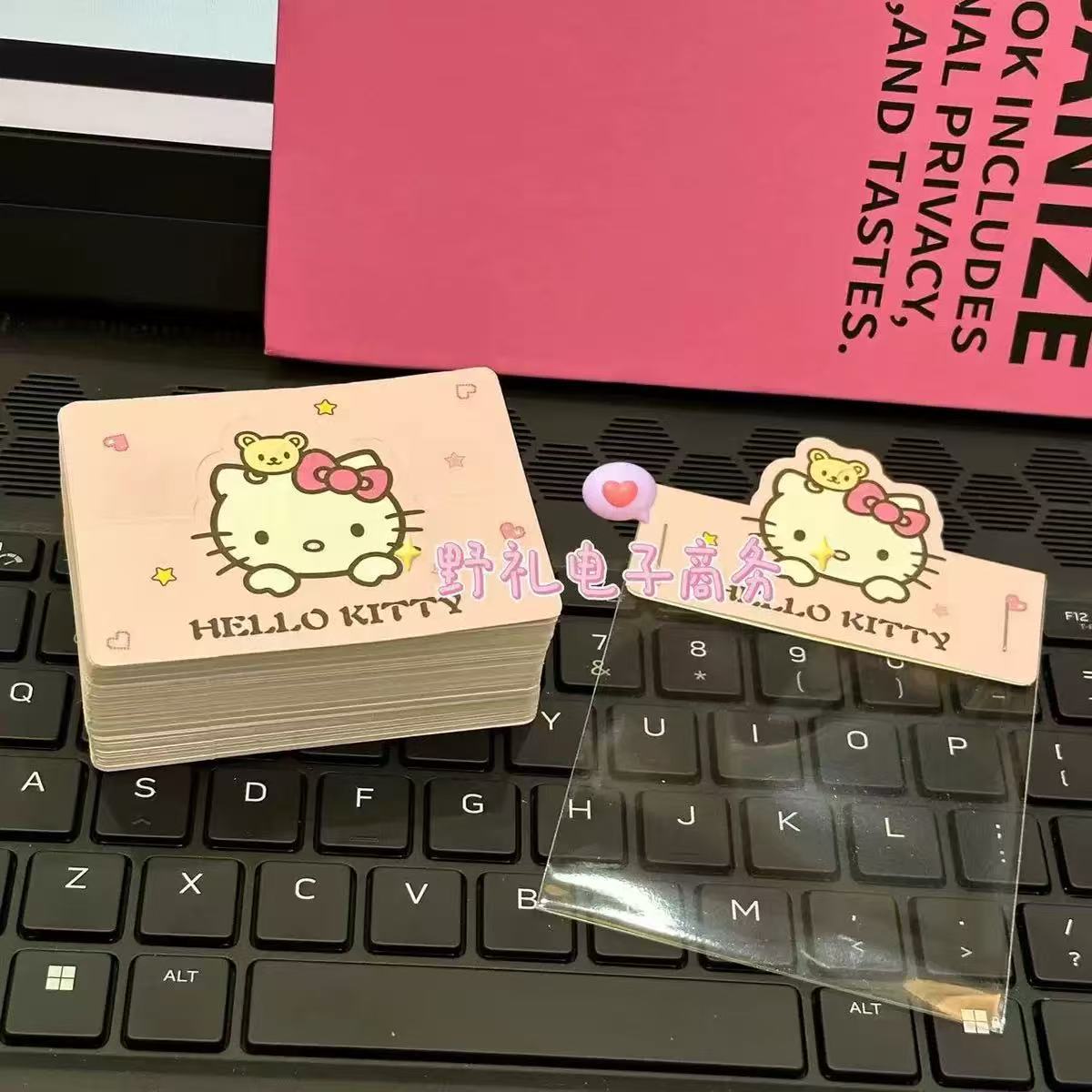 Cartoon 8x10 Flat Pocket Cute Sanrio Card Head Half Fold Ornament Paper Card
