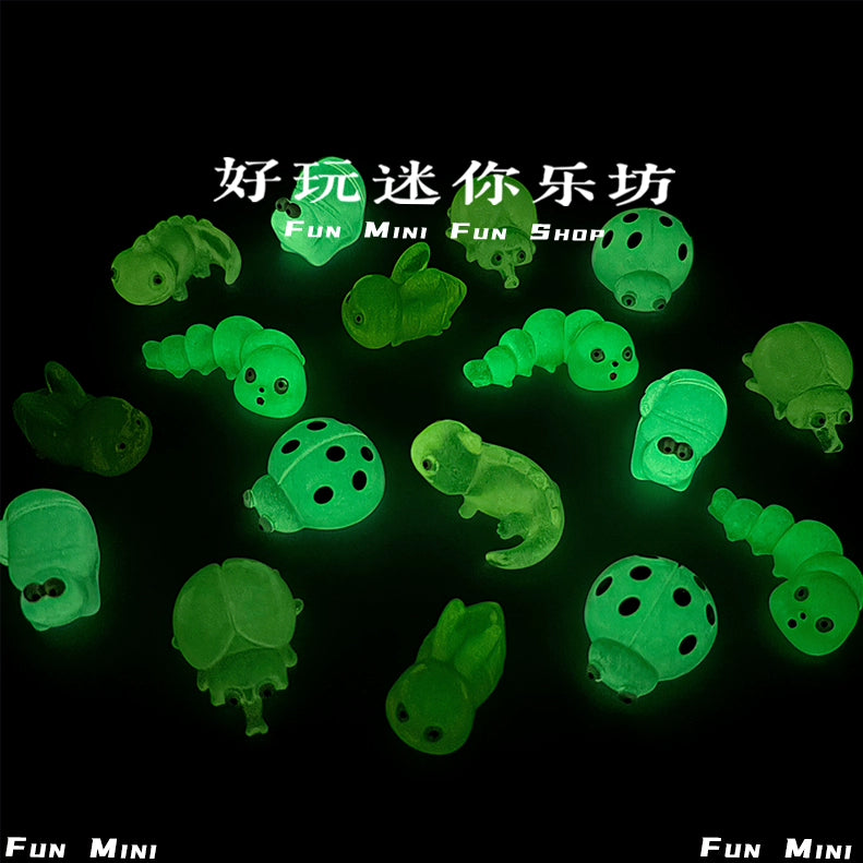 Luminous mini caterpillar simulation small animal