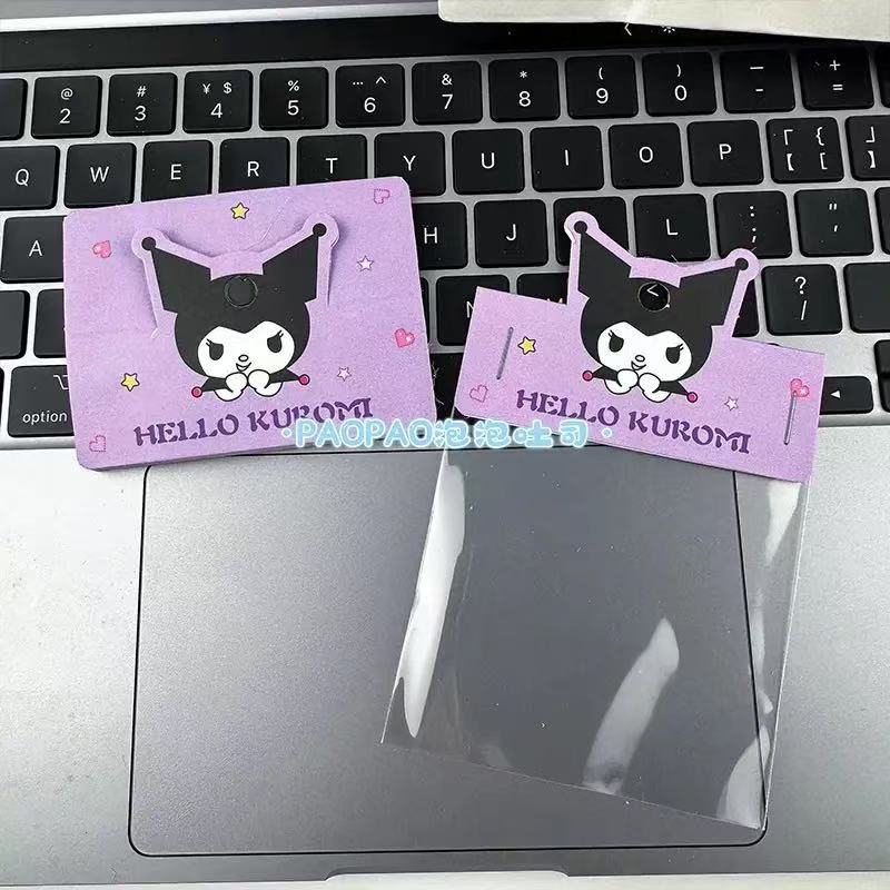 Cartoon 8x10 Flat Pocket Cute Sanrio Card Head Half Fold Ornament Paper Card