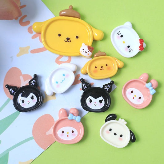 Cartoon Plate Small Series DIY Homemade Cream Glue Mobile Phone Case Material Pack