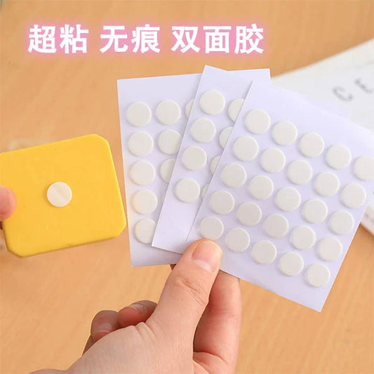 Mini Ornament Double-sided Tape, Transparent Non-marking Glue, Car Glue, Diameter 1 Cm
