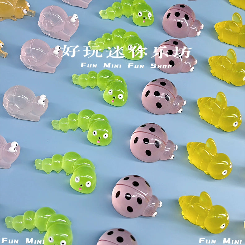 Luminous mini caterpillar simulation small animal