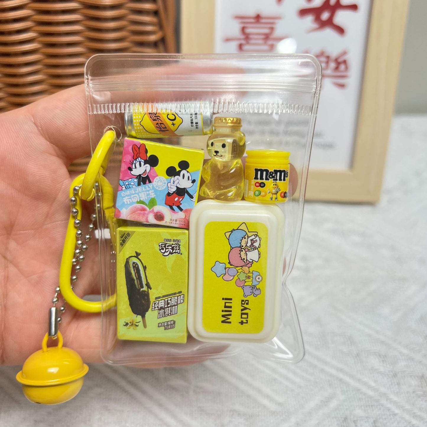 Miniature Small Nose Gava Bag, Food Game, Egg Twist Bag, School Bag, Pendant, Keychain, Mobile Phone Pendant.