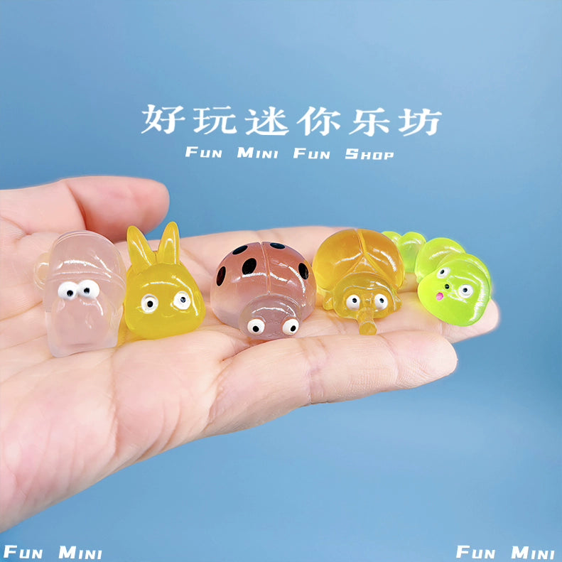 Luminous mini caterpillar simulation small animal