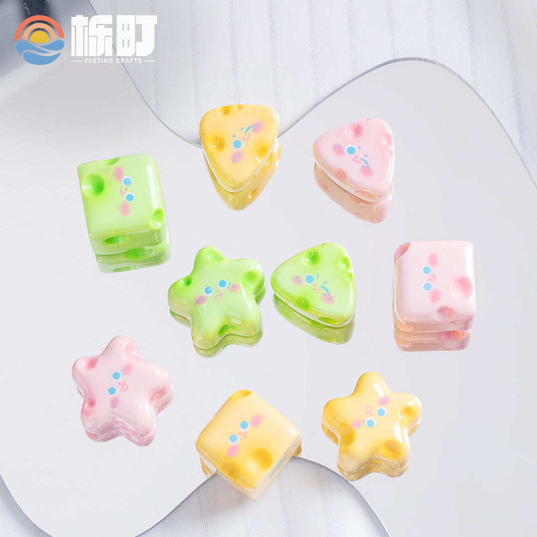 Micro landscape ornament gardening decorative resin handicraft desktop small ornament cute funny little cheese DIY wholesale