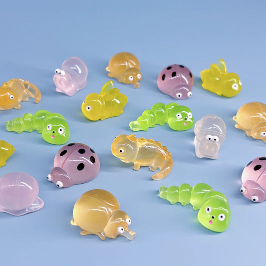Luminous mini caterpillar simulation small animal