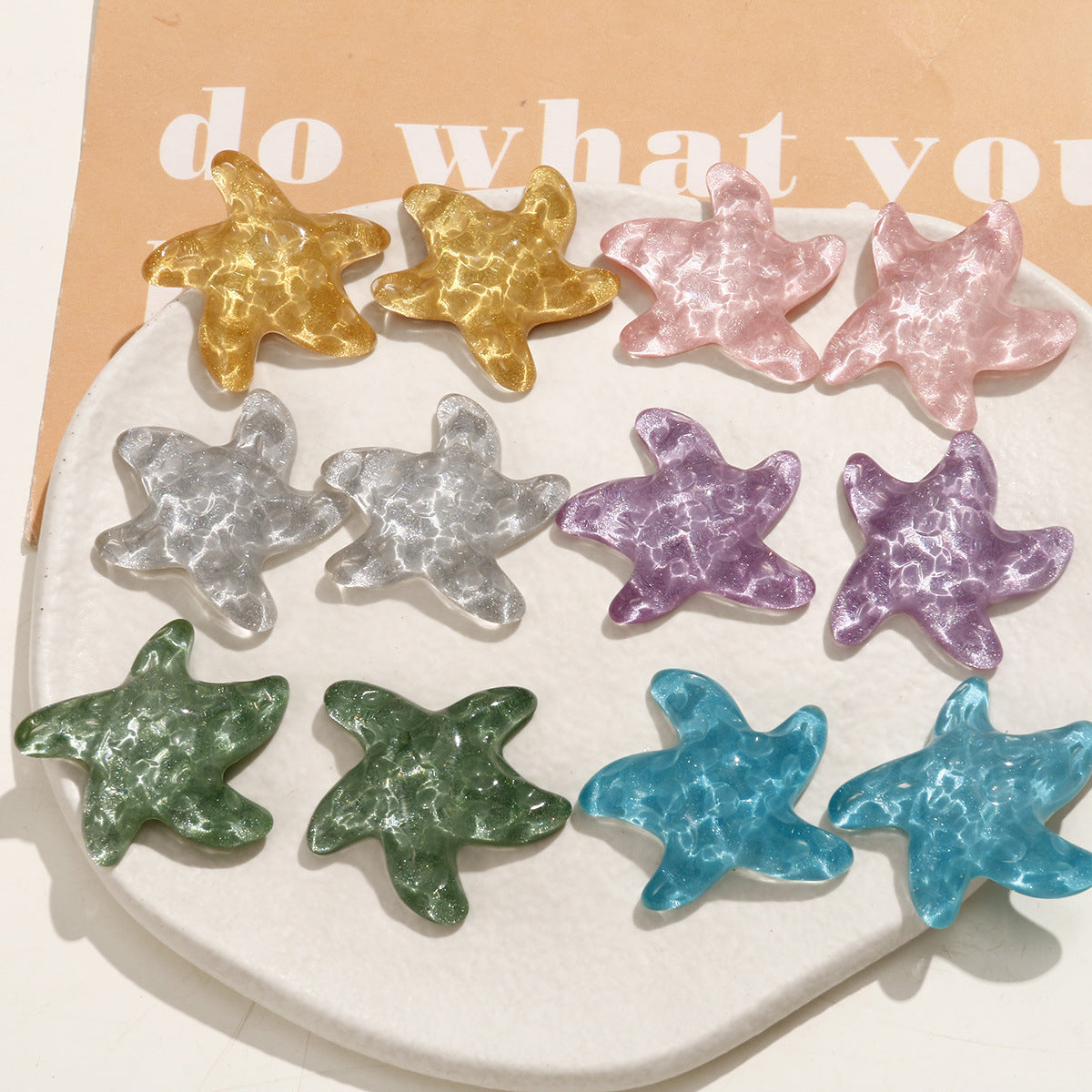 Special-shaped Water Ripple Triangle Patch DIY Resin Accessories Earrings Hairpin Mobile Phone Case Material Wholesale