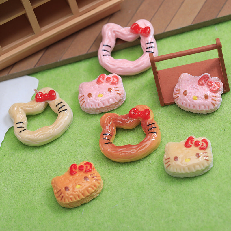 KT Edible Play Bread Biscuits Resin Accessories DIY Cream Mobile Phone Case Material