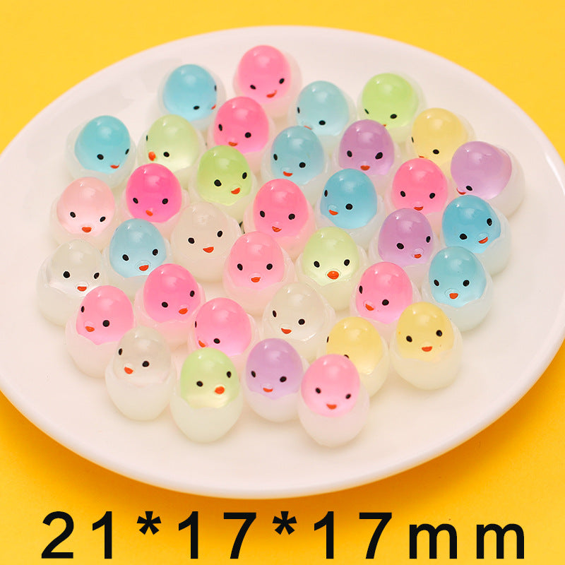 20Pcs/cream Glue DIY Accessories, Handmade Materials Simulation Bread Sushi Biscuits Mixed Snacks