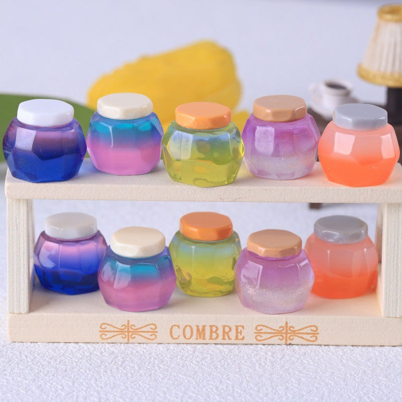 Simulation miniature can jar DIY resin jewelry handmade material