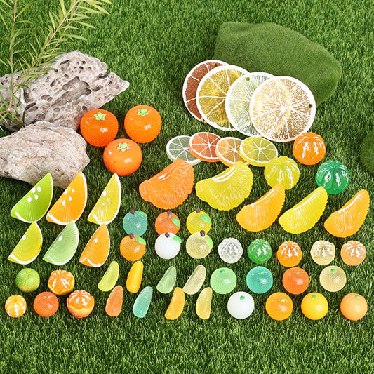 20pcs Luminous fruit diy parts