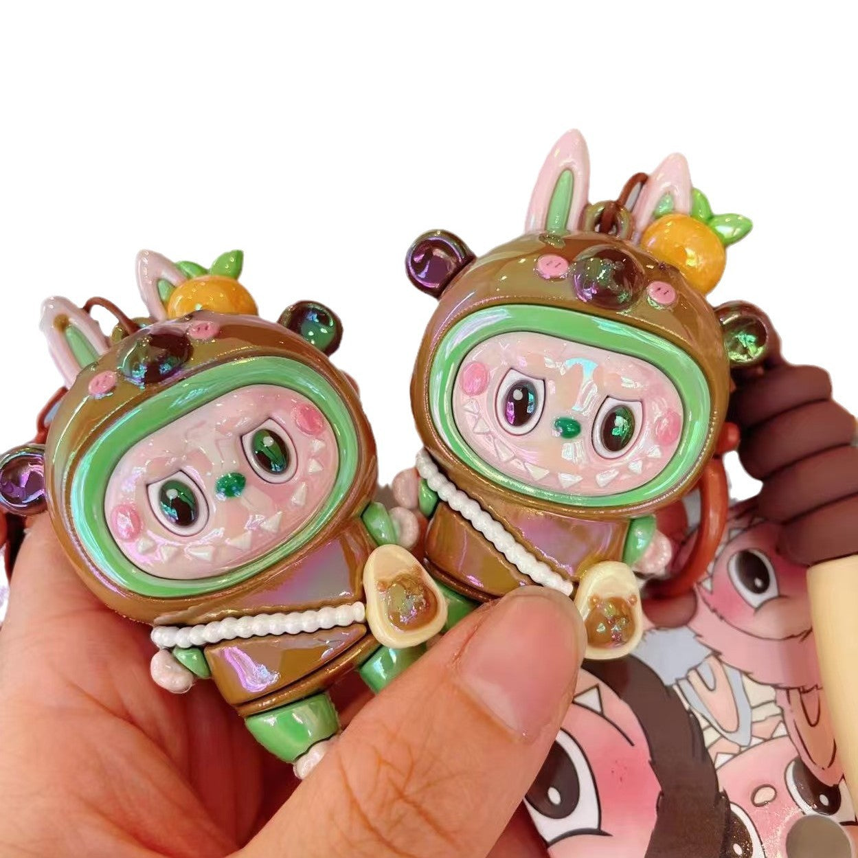 Drag Keychain/cartoon Doll/couple Bag Gift Pendant