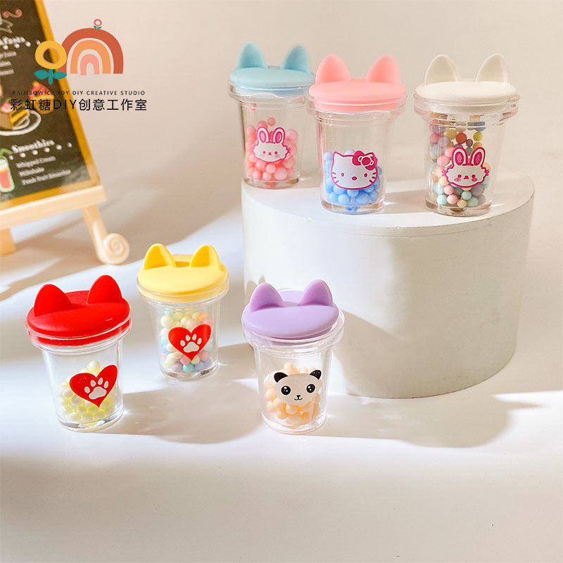 Creative Cute Milk Tea Shaker Cup Cute Pet