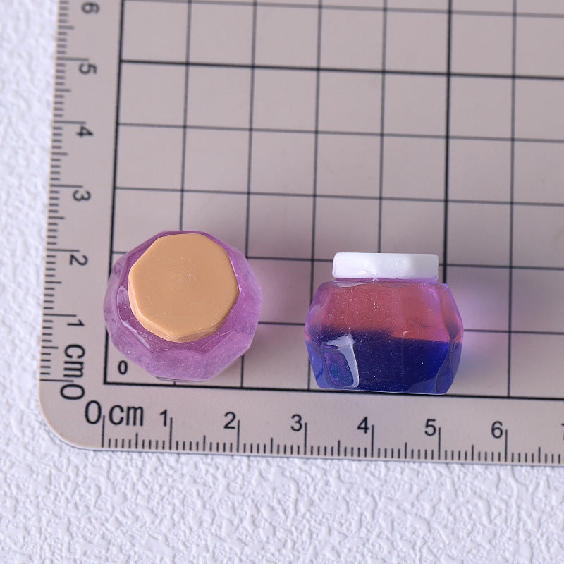 Simulation miniature can jar DIY resin jewelry handmade material