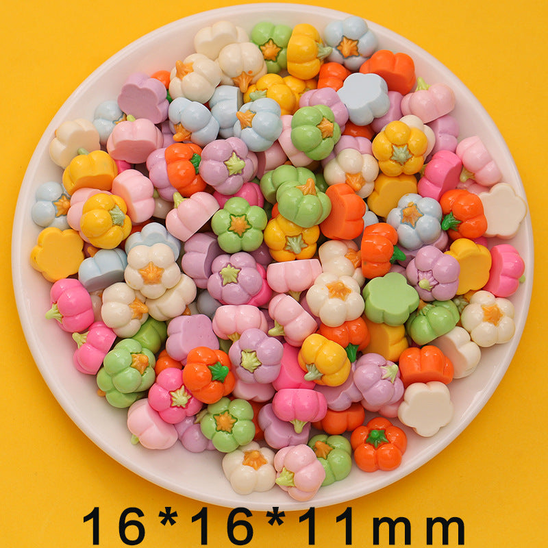 20Pcs/cream Glue DIY Accessories, Handmade Materials Simulation Bread Sushi Biscuits Mixed Snacks