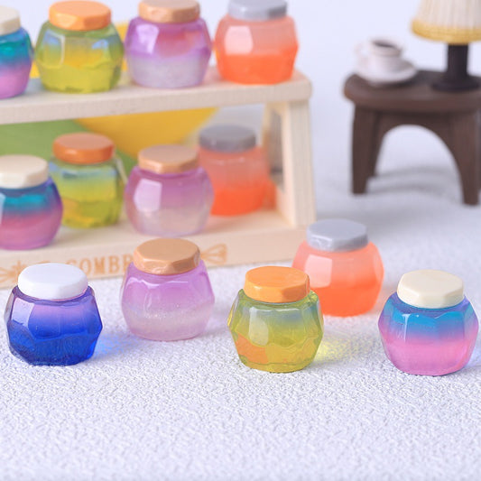 Simulation miniature can jar DIY resin jewelry handmade material