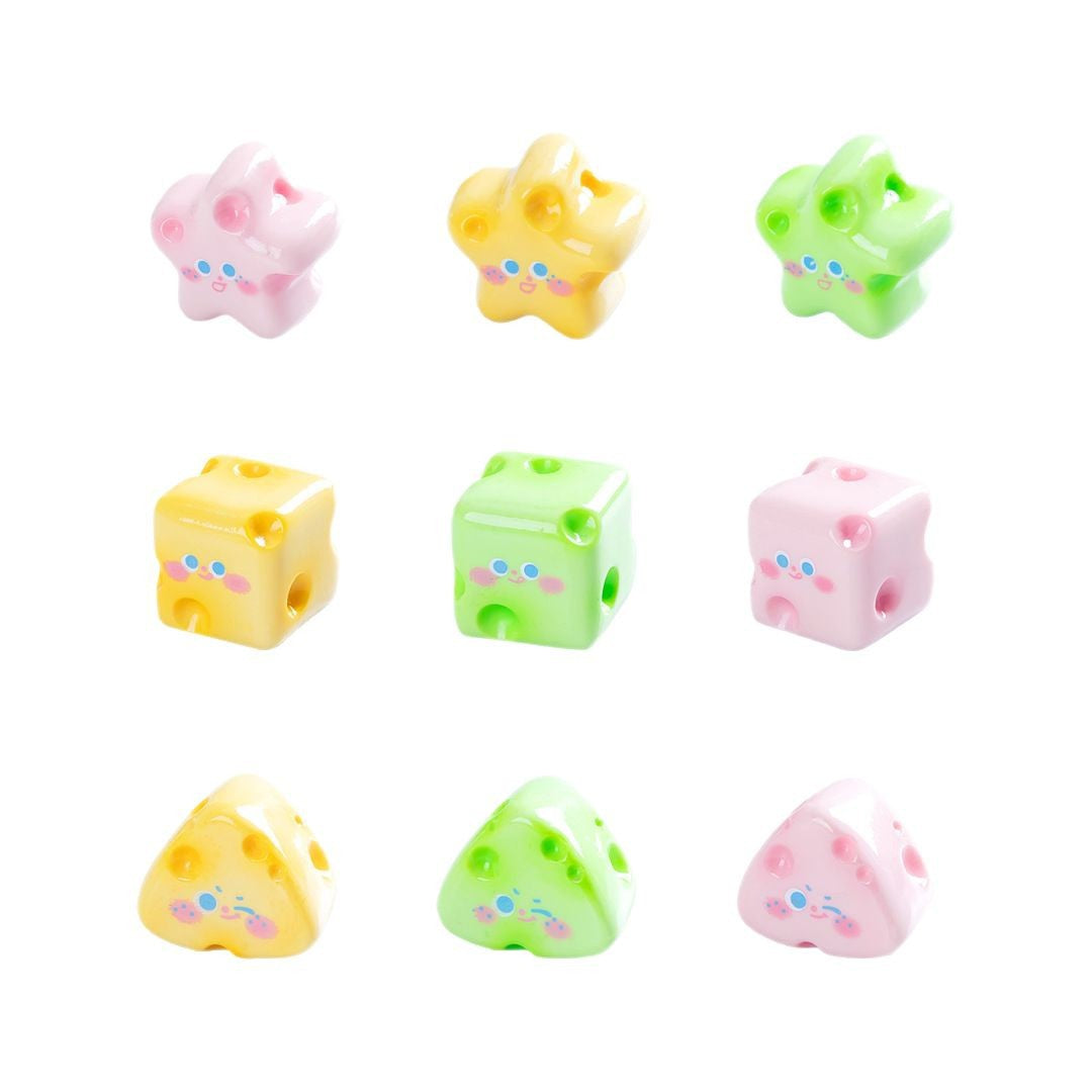 Micro landscape ornament gardening decorative resin handicraft desktop small ornament cute funny little cheese DIY wholesale