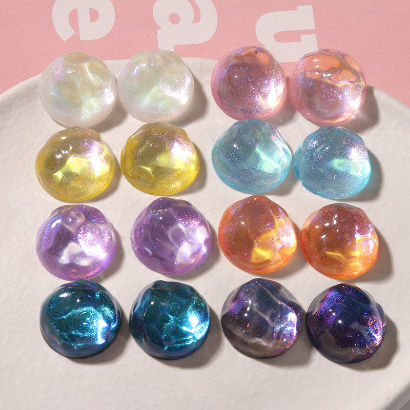 Special-shaped Water Ripple Triangle Patch DIY Resin Accessories Earrings Hairpin Mobile Phone Case Material Wholesale