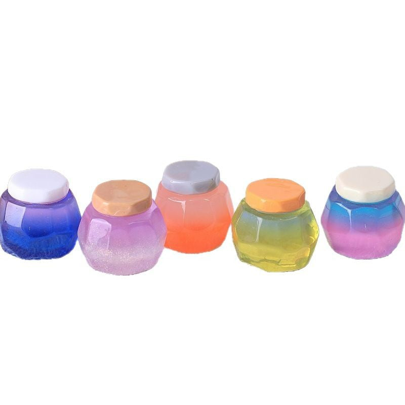 Simulation miniature can jar DIY resin jewelry handmade material