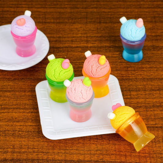 Miniature color luminous gradual change ice cream cup