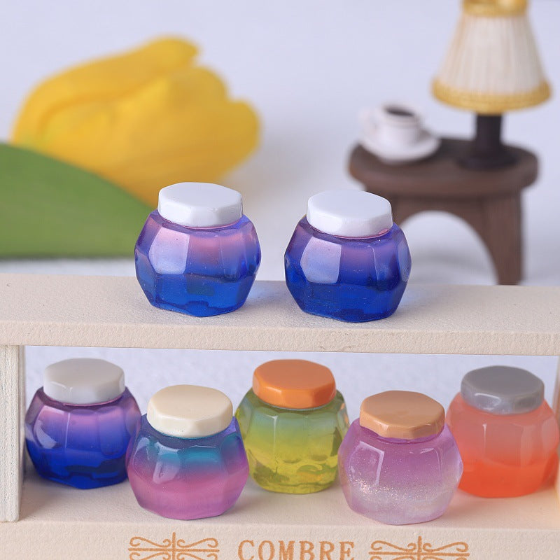 Simulation miniature can jar DIY resin jewelry handmade material