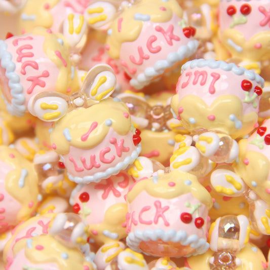 5PCS / Original Hand-painted Beads Handmade DIY Mobile Phone Chain Pendant
