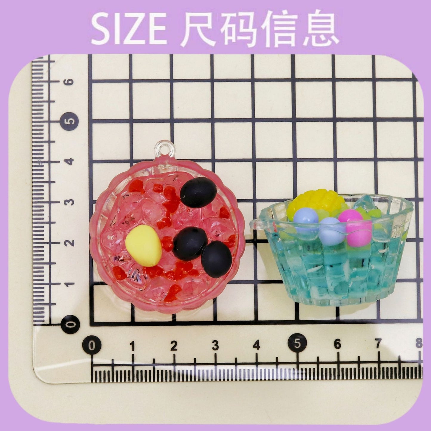 Three-dimensional Luminous Fruit Egg Tart Cup Ice Powder Bowl DIY