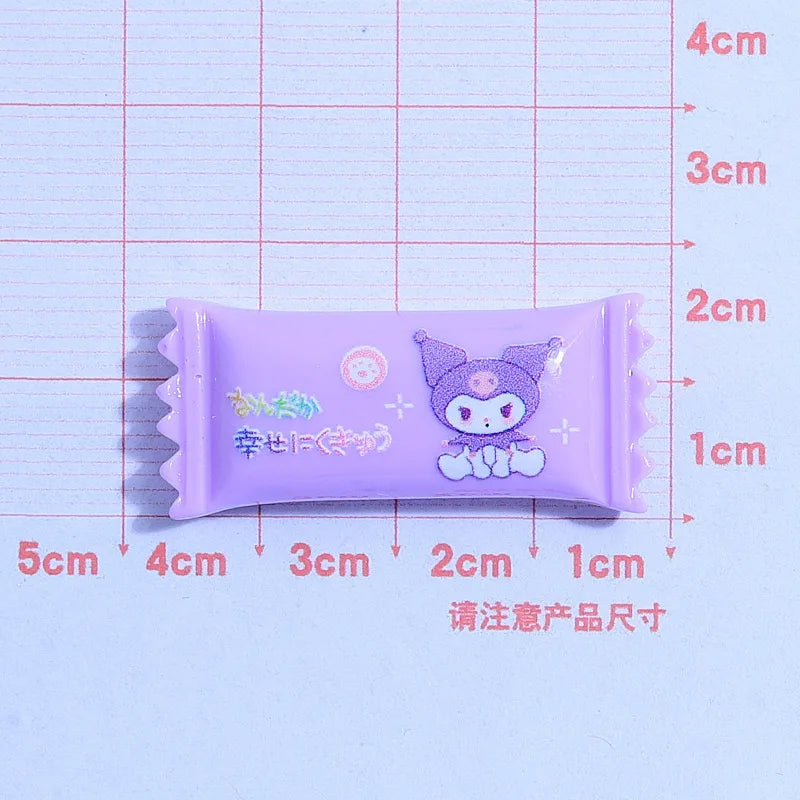 10 Pcs New Kawaii Cartoon Kitten, Puppy, Rabbit candy Resin Flat Back Scrapbook Figurine DIY Bow Decor Accessories Crafts A27